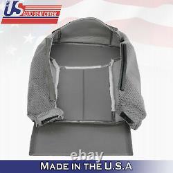1995 to 1999 For GMC Sierra 2x Tops 2x Bottoms 2x Armrests Cloth Seat Cover Gray