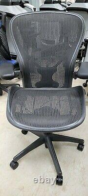 1X Herman Miller Aeron Chair- Fully Loaded Size B New Posture Fit New seat, more