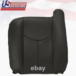 2003-2006 Fits Chevy Silverado Front Tops Bottoms leather dark gray No armrests