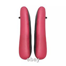 2pcs Inboard Front Seat Armrest Leather Fit For Fiat 500 # 6BV31KRLAA 6BV48KRLAA