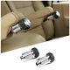 2x Front Seat Armrest Adjusting Alloy Knob Head Fits Land Rover Discovery 2 L318