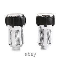 2x Front Seat Armrest Adjusting Alloy Knob Head Fits Land Rover Discovery 2 L318
