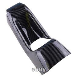 4XCarbon Fiber Rear Armrest Box Kick Cover Trim Fit for -V Vezel3538
