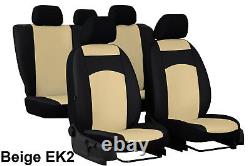 ARTIFICIAL LEATHER TAILORED SEAT COVERS FITS SUBARU FORESTER Mk5 2018 -2021