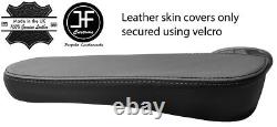 Black & Grey 1x Driver Seat Armrest Leather Cover Fits Renault Master 10-18