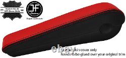 Black & Red 1x Driver Seat Armrest Leather Cover Fits Mercedes Sprinter 06-18