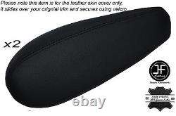 Black Stich 2x Seat Armrest Skin Covers Fits Chevy Silverado Tahoe Sierra 95-99