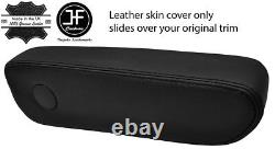 Black Stitch 1x Driver Seat Armrest Leather Cover Fits Bmw E23 E28 5 & 7 Series