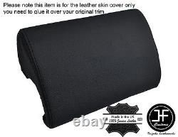 Black Stitch Rear Seat Armrest Leather Covers Fits Mercedes S Class W221 06-13