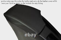 Black Stitching Fits Seat Toledo 2004-2008 Leather Armrest Skin Cover Only