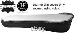 Black & White 1x Driver Seat Armrest Leather Cover Fits Renault Master 10-18