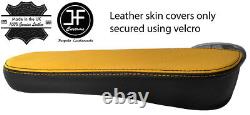 Black & Yellow 1x Driver Seat Armrest Leather Cover Fits Nissan Nv400 2010-2018
