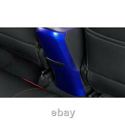 Blue Rear Seat Armrest Box Anti Kick Cover Trim Fit For Toyota CHR 2017-2020 New
