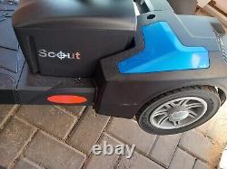 Blue Scout Electric Scooter Folds Manually- 4mph fits most car boots VGC