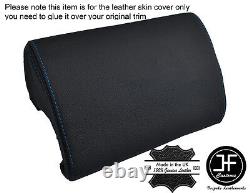 Blue Stitch Rear Seat Armrest Leather Covers Fits Mercedes S Class W221 06-13