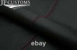 Burgundy Stitch 2x Front Seat Armrest Leather Covers Fits Infiniti Qx56 04-10