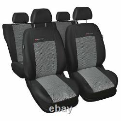 Car Seat Covers Fits for Ford Focus III + Armrest Velour P2