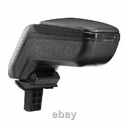 Design Center Armrest Armrest COMPLETE Leather Black for Seat Ibiza 6J from 2008