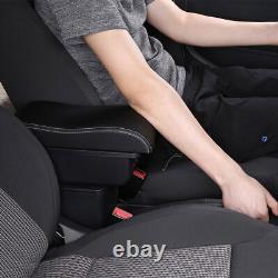 Double layer Armrest Box Seat Storage Box Consoles For Honda Fit Jazz 2009- 2013