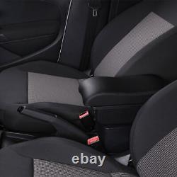 Double layer Armrest Box Seat Storage Box Consoles For Honda Fit Jazz 2009- 2013