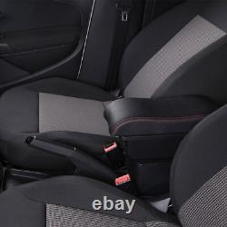 Double layer Armrest Box Seat Storage Box Consoles For Honda Fit Jazz 2009- 2013