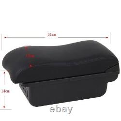 Double layer Armrest Box Seat Storage Box Consoles For Honda Fit Jazz 2009- 2013