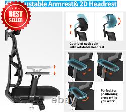 Ergonomic Office Chair High Back 4D Armrests Adjustable Seat Lumbar Support