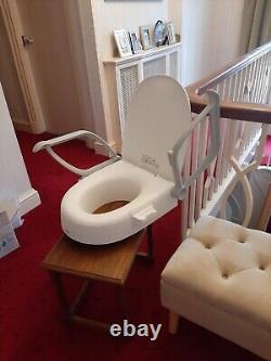 Etac Cloo Raised Toilet Seat with Armrests