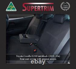 FRONT FB+MP + REAR (Armrest) Seat Cover Fit Toyota Corolla Neoprene Waterproof