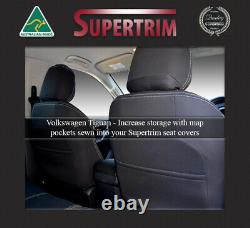 FRONT FB+MP + REAR (Armrest) Seat Cover Fit Volkswagen Tiguan Neoprene