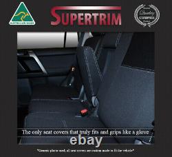 FRONT + REAR (Armrest) Seat Cover Fit Toyota Camry Neoprene Waterproof