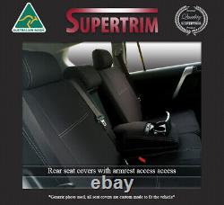 FRONT + REAR (Armrest) Seat Cover Fit Toyota Corolla Neoprene Waterproof