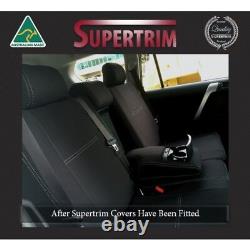 FRONT & REAR + Armrest Seat Cover Fit Toyota Prado 150 series Premium Neoprene