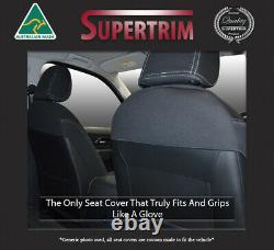 FRONT + REAR (Armrest) Seat Cover Fit Volkswagen Tiguan Neoprene Waterproof