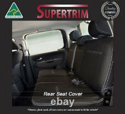 FRONT + REAR (Armrest) Seat Cover Fit Volkswagen Tiguan Neoprene Waterproof