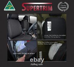 FRONT and REAR (Armrest) Seat Covers Fit Mazda BT-50 BT50 Premium Neoprene