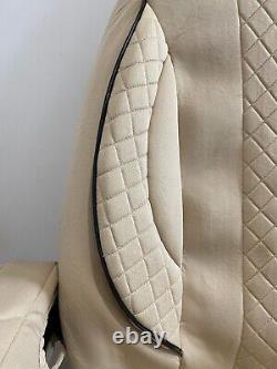 Fit Fiat Ducato motorhome seat covers 2 fronts, Golden Wafer MOS 004 YEAR 2020