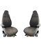 Fit Fiat Ducato Motorhome Seat Covers 2 Fronts, Serenity Grey Mos 004