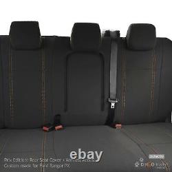 Fit Ford Ranger PX2 PX3 (Sep15-Jun22) REAR Neoprene Seat Cover+Armrest Acc PRIX