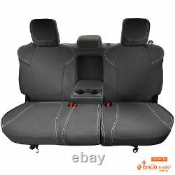 Fit Isuzu D-Max RG (Jul 20-Now) REAR Premium Neoprene Seat Cover+Armrest Access