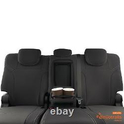 Fit Isuzu MU-X RJ (Aug21-Now) REAR Premium Neoprene Seat Cover + Armrest Access