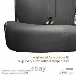 Fit Mazda BT-50 UR (Oct15-Sep20) REAR Premium Neoprene Seat Cover+Armrest Access