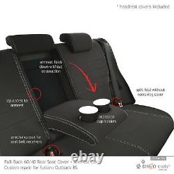 Fit Subaru Outback BS (Dec14-Feb21) REAR Neoprene Seat Cover+Armrest Cover