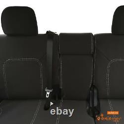 Fit Toyota LandCruiser VX Altitude (Nov07-Sep15) REAR Premium Seat+Armrest Cover