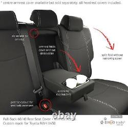 Fit Toyota RAV4 XA50 Petrol (May19-Now) Full-back REAR Seat Cover+Armrest Acc