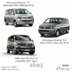 Fit Volkswagen VW Multivan T5 T6 (Apr04-Now) 4x Armrest Premium Neoprene Covers