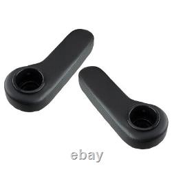 Fit for Golf Cart Black Rear Seat Arm Rest Cup Holder Bracket Use phj