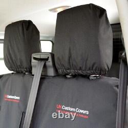 Fits Ford Tourneo Custom Active Rear Seat Covers No Armrests & Emb 825 Bem