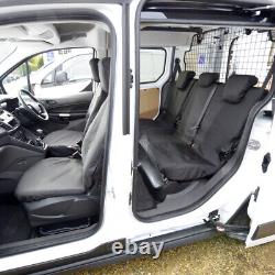 Fits Ford Transit Connect 2018+ Seat Covers (no Armrests) Black 426 427