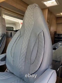 Fits PEUGEOT BOXER Motorhome seat covers 2 fronts-, Serenity1 MOS 004